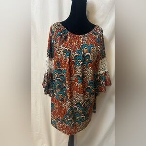WinWin Vibrant Multicolor Boho Blouse